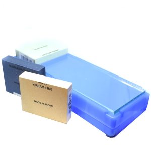 Набір водних каменів SHAPTON Pro 320/2000/12000 grit + бокс-тримач, 70×55×15 мм