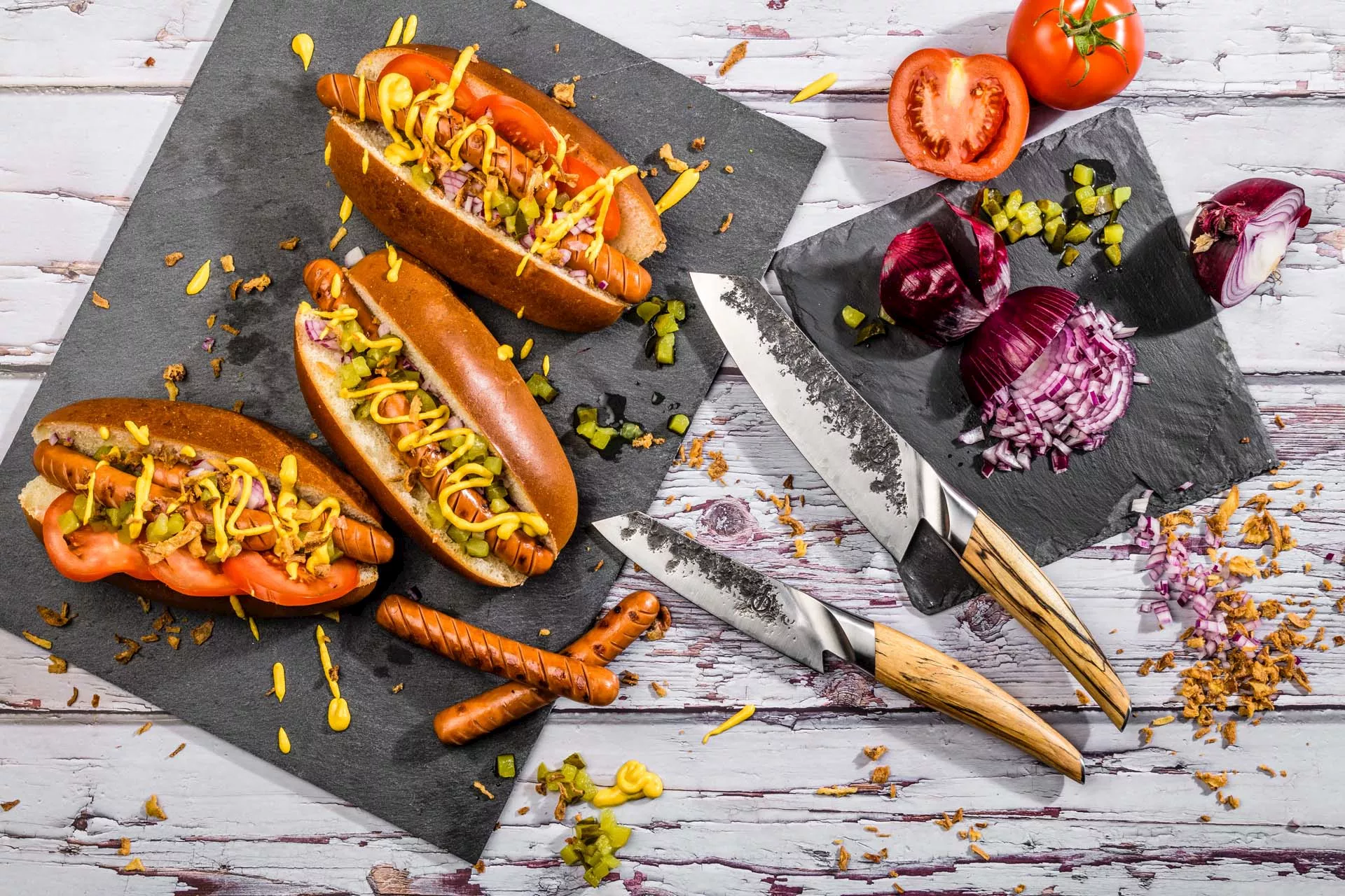 Кухонний ніж Сантоку 180 мм Style de Vie Forged Katai (KatSant18cm) - Зображення 3