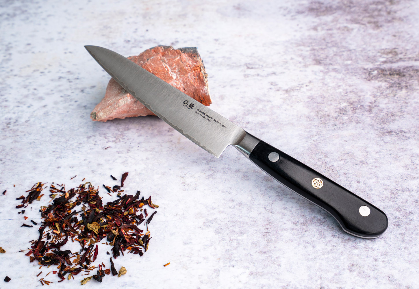 Кухонний ніж універсальний 135 мм Suncraft Senzo Professional (MP-02) - Зображення 2