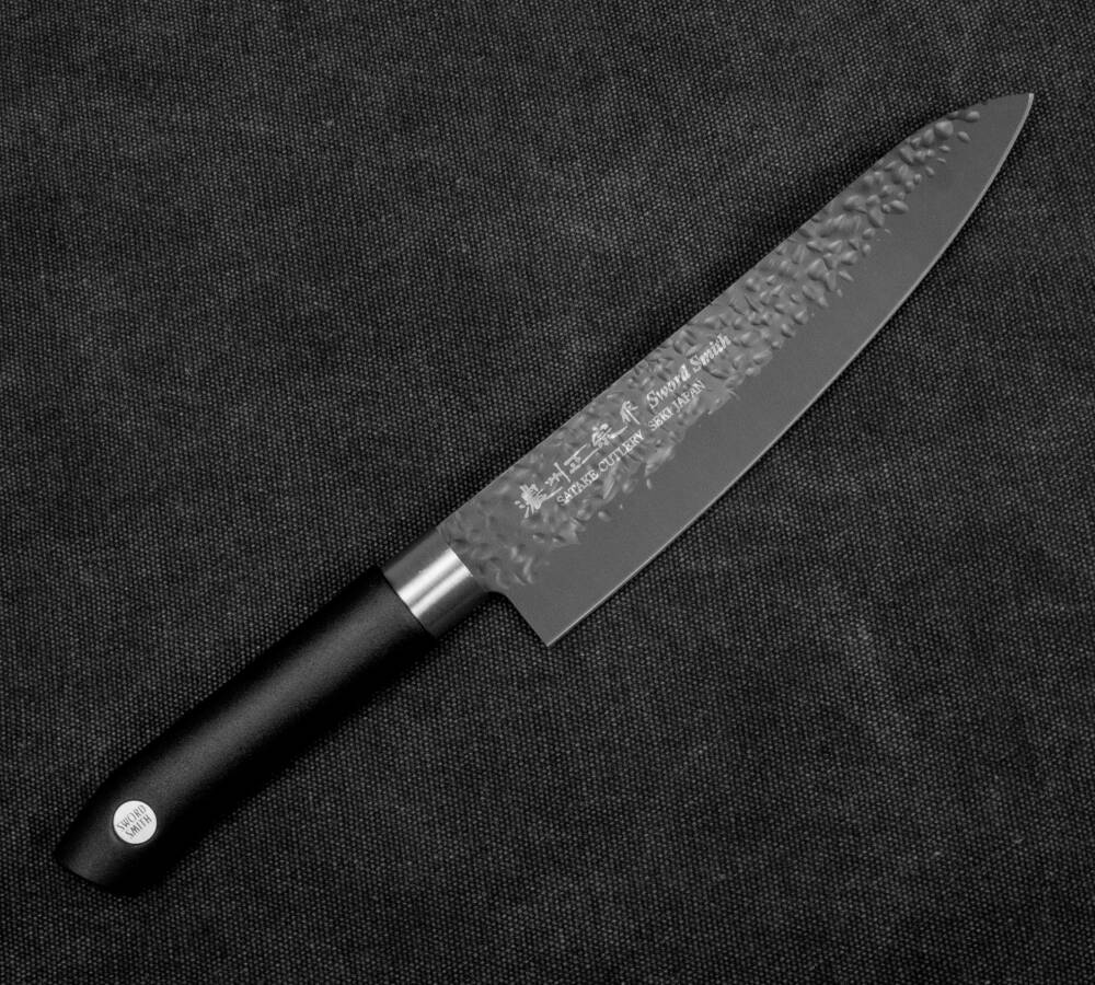 Японський поварський ніж 180 мм Satake Swordsmith Black (805-742) - Зображення 2