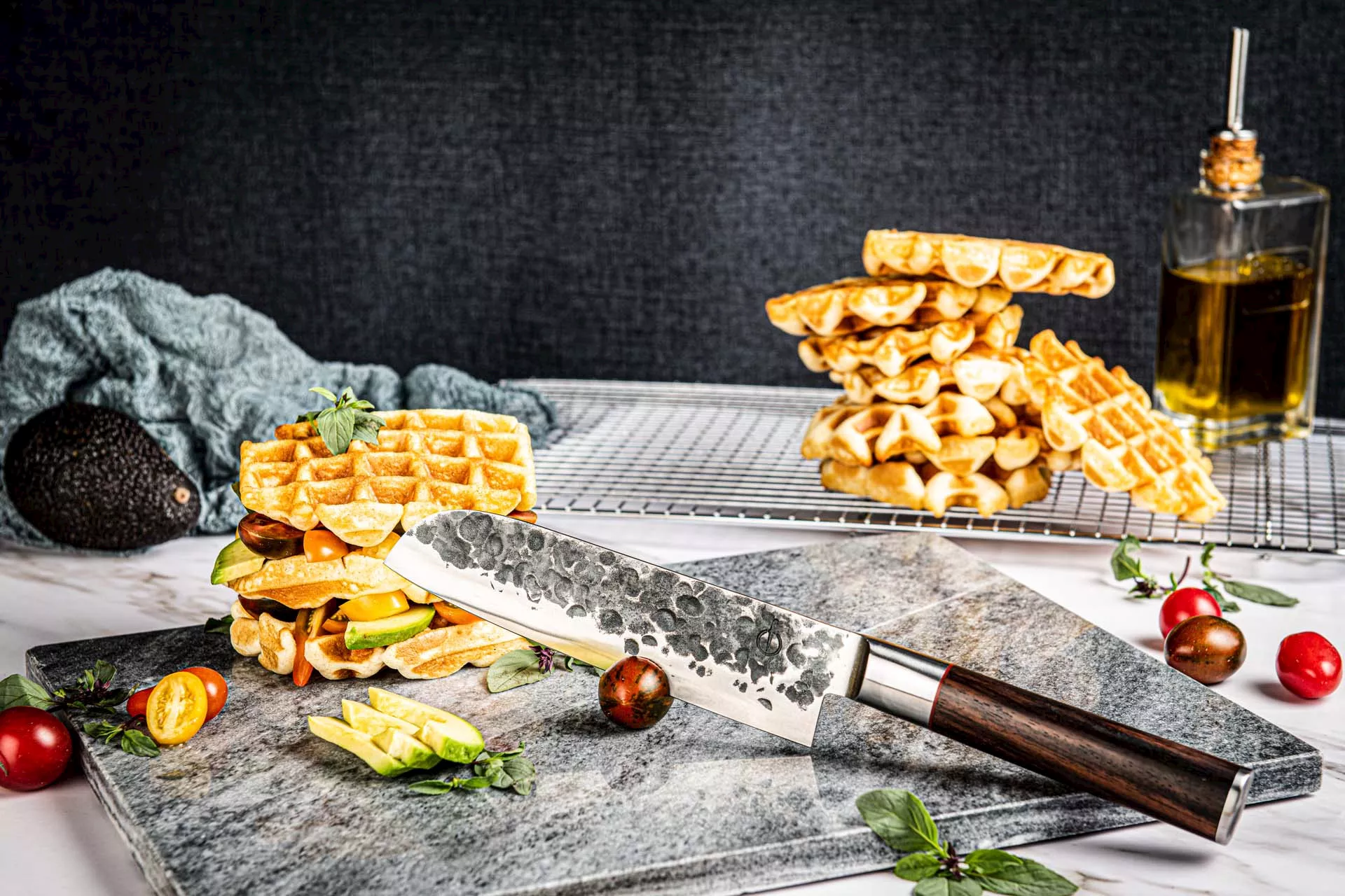 Кухонний ніж Сантоку 180 мм Style de Vie Sebra Forged (SebraSantoku18cm) - Зображення 3