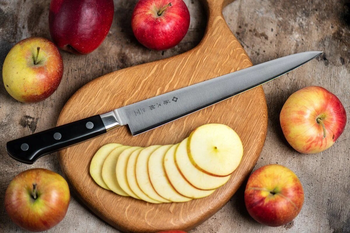 Кухонний ніж для тонкої нарізки 240 мм Tojiro DP3 (F-805) - Зображення 3