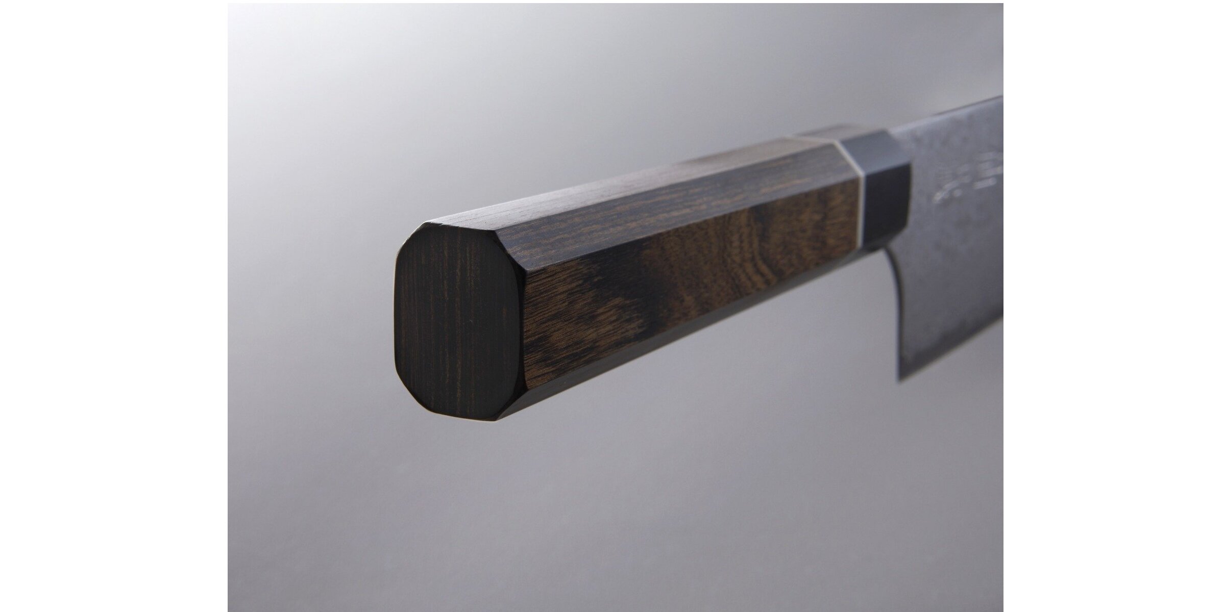 Кухонний ніж Сантоку 143 мм Suncraft Senzo Black (BD-03) - Зображення 3