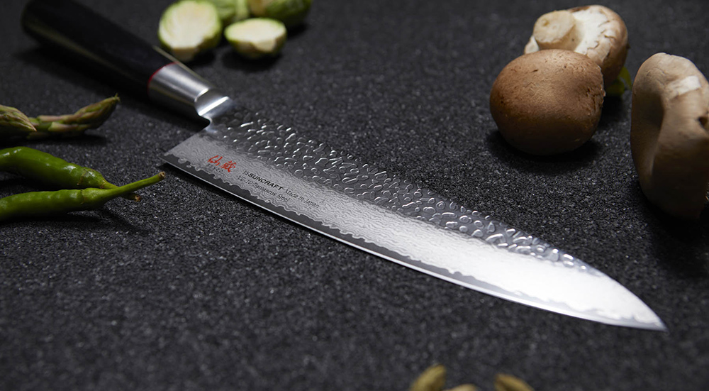 Кухонний ніж Сантоку 143 мм Suncraft Senzo Classic (SZ-03) - Зображення 3