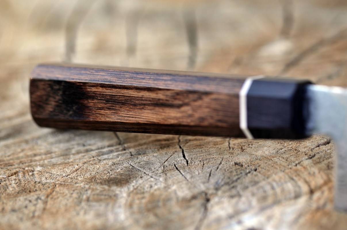 Кухонний ніж універсальний 120 мм Suncraft Senzo Black (BD-02) - Зображення 3