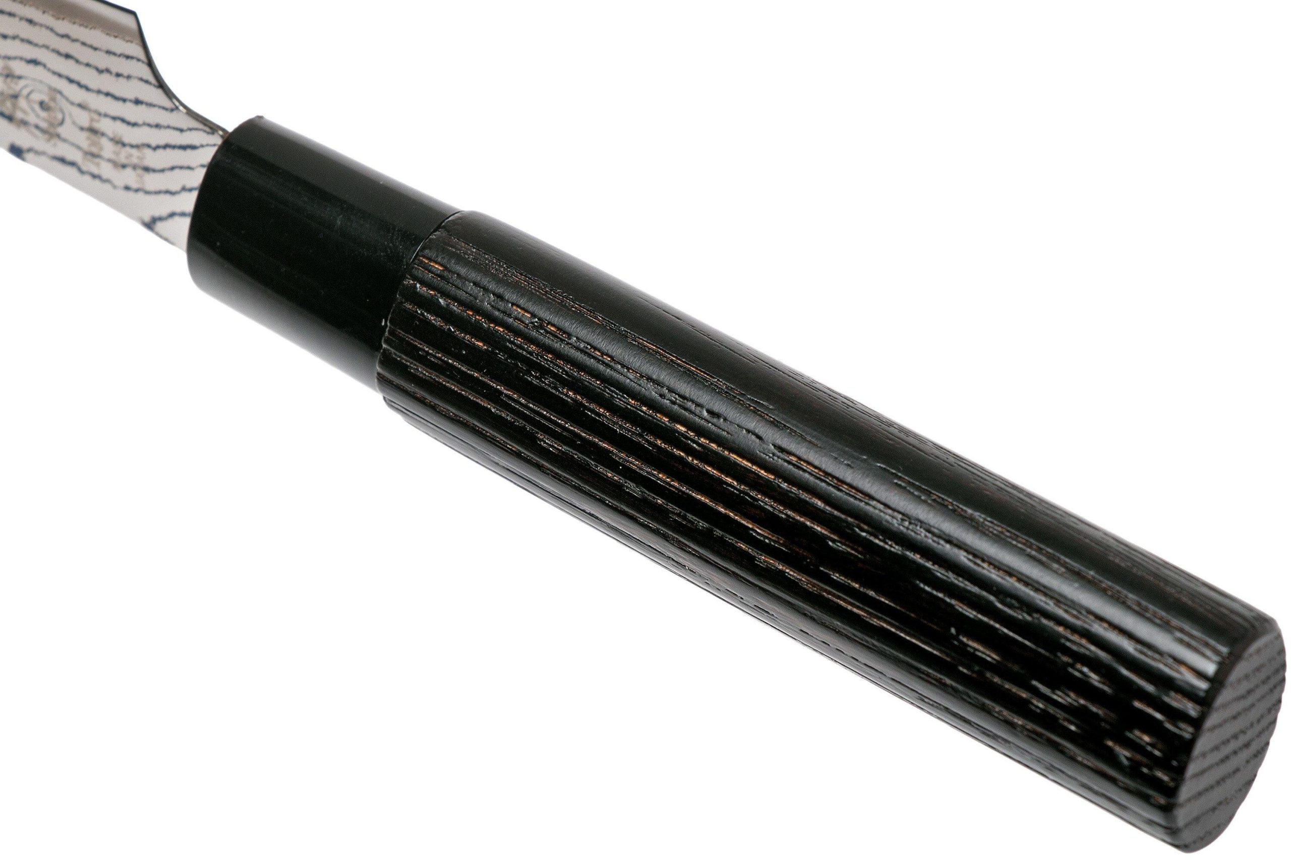 Кухонний ніж для чищення овочів 90 мм Tojiro Shippu Black (FD-1591) - Зображення 3