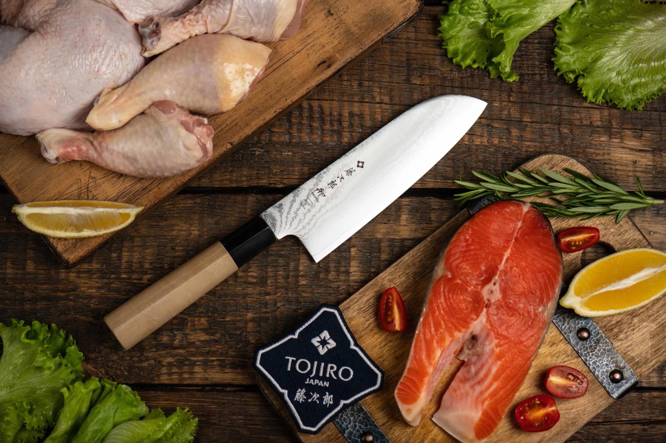 Кухонний ніж Сантоку 165 мм Tojiro Shippu (FD-597) - Зображення 2