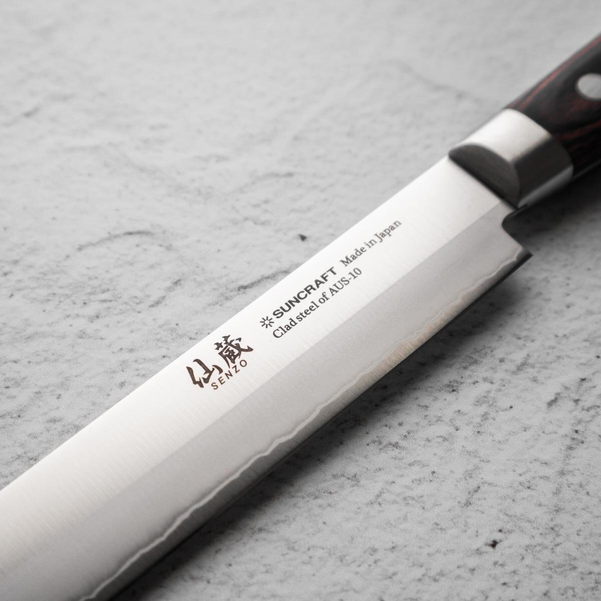 Кухонний ніж філейний 240 мм Suncraft Senzo Clad (AS-05) - Зображення 4