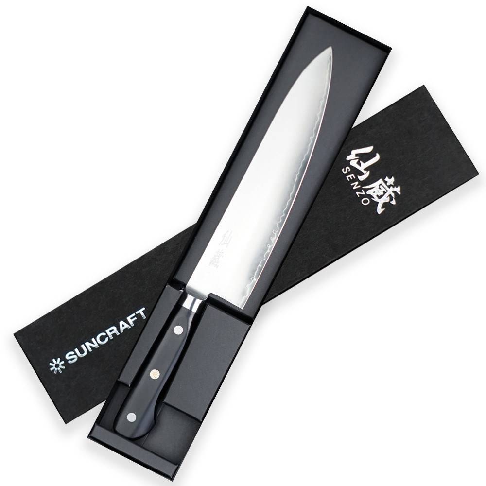 Кухонний ніж Шеф 210 мм Suncraft Senzo Professional (MP-04) - Зображення 4