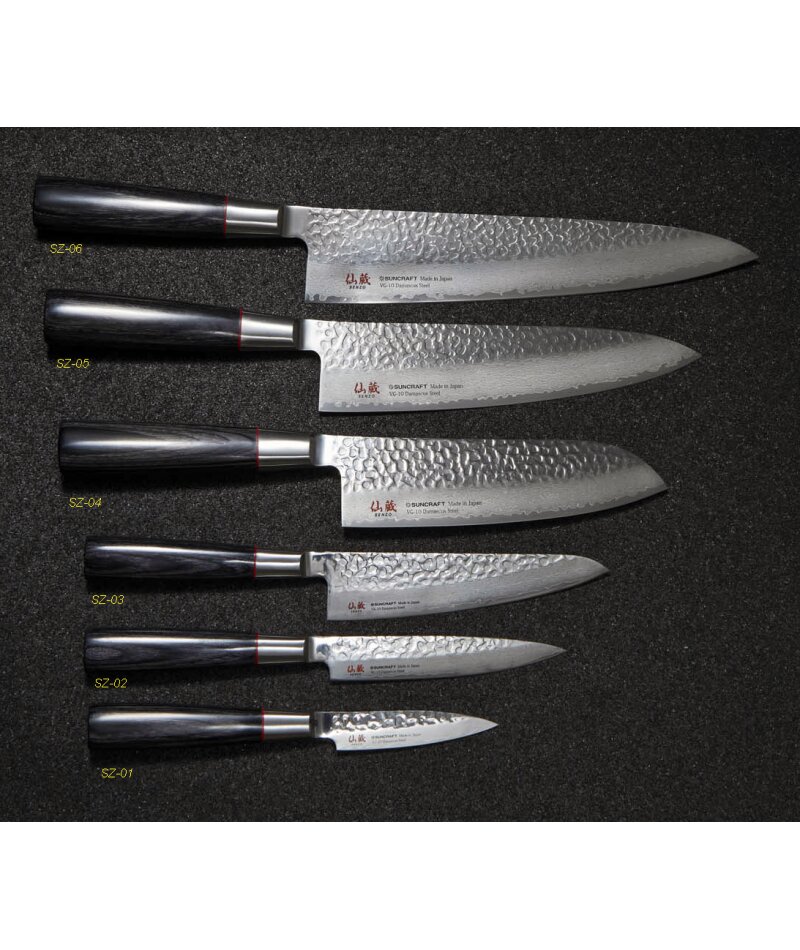 Кухонний ніж універсальний 150 мм Suncraft Senzo Classic (SZ-12) - Зображення 4