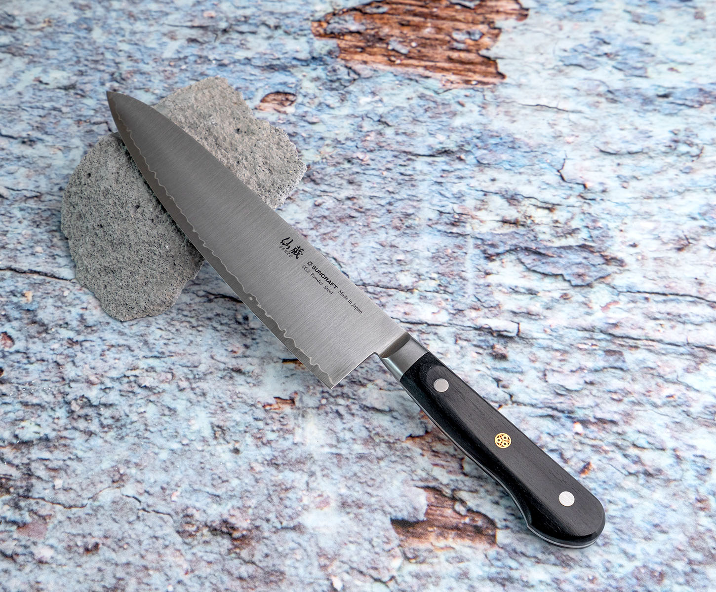 Кухонний ніж Шеф 210 мм Suncraft Senzo Professional (MP-04) - Зображення 5