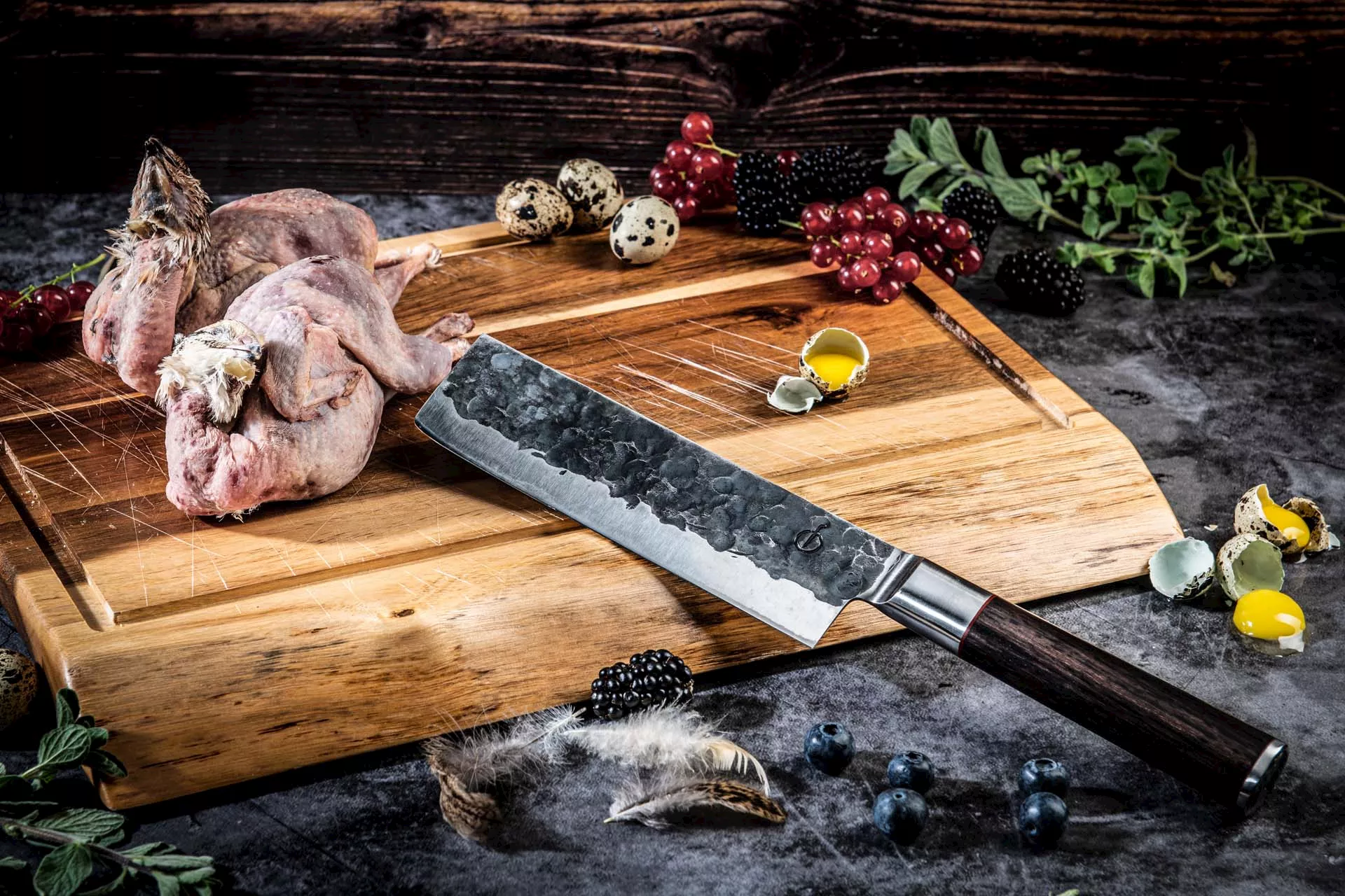 Кухонний ніж Накірі 175 мм Style de Vie Sebra Forged (SebraHakbijl) - Зображення 5