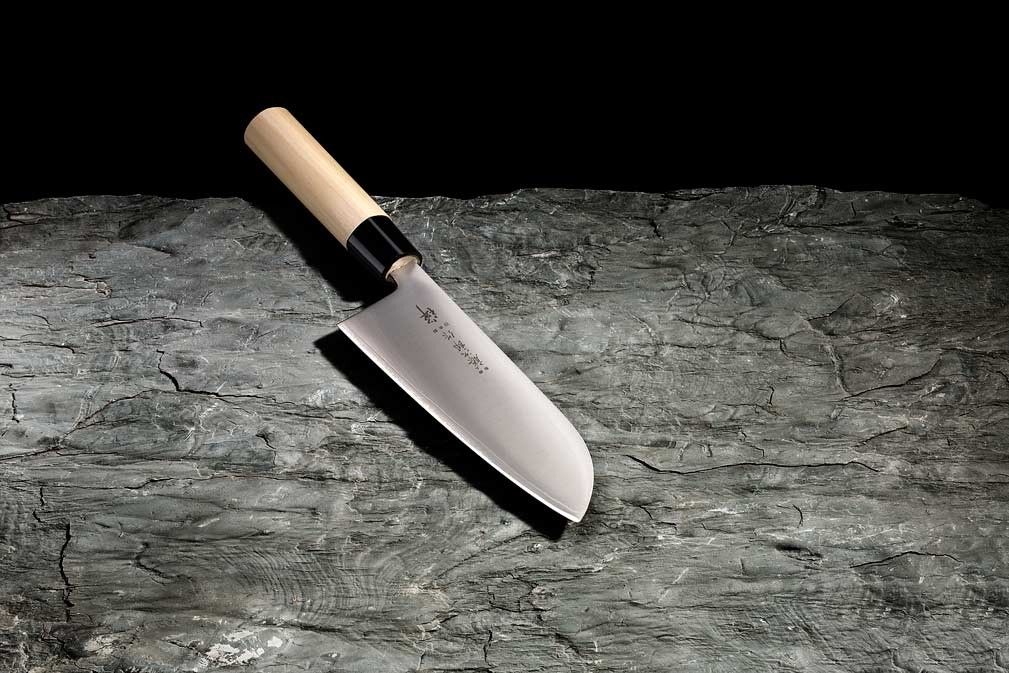 Кухонний ніж Сантоку 165 мм Tojiro Zen (FD-567D) - Зображення 5