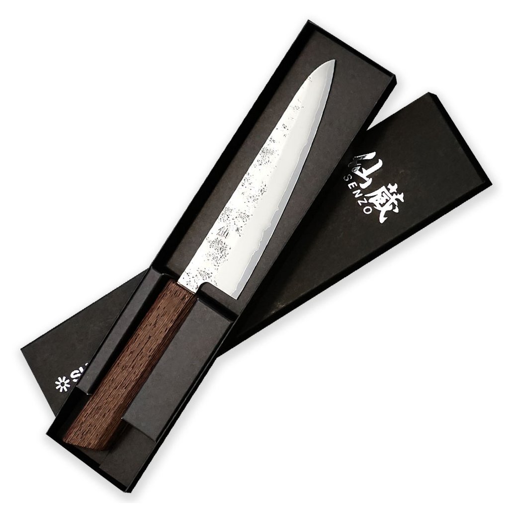 Кухонний ніж Сантоку 143 мм Suncraft Senzo Retro (GS-02) - Зображення 2