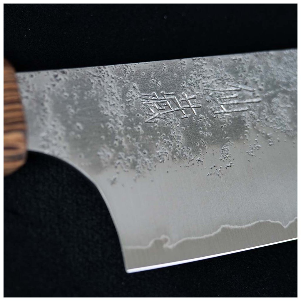 Кухонний ніж Сантоку 143 мм Suncraft Senzo Retro (GS-02) - Зображення 5